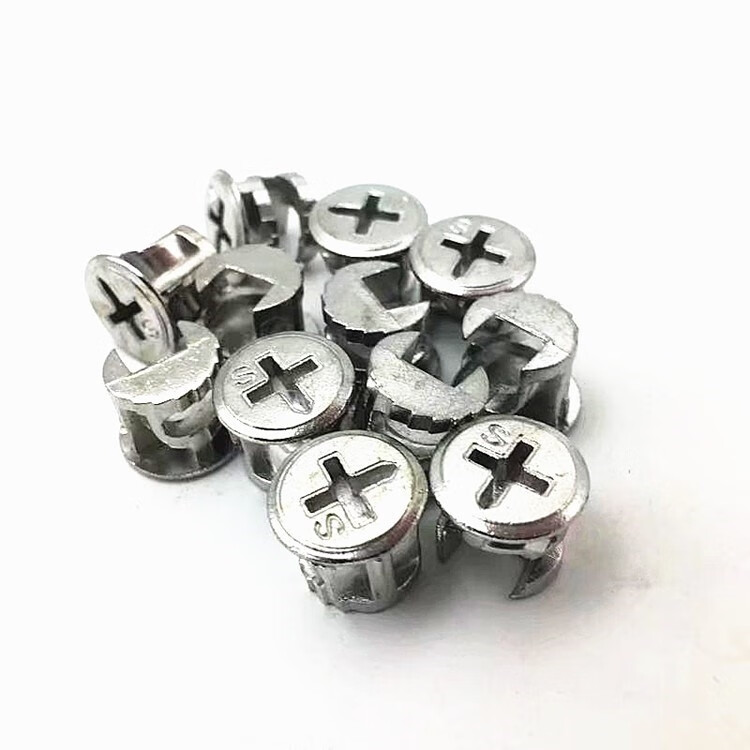 抽屉螺丝卡扣茶几抽屉柜子固定扣衣柜组合柜配件家具预埋螺母连接
