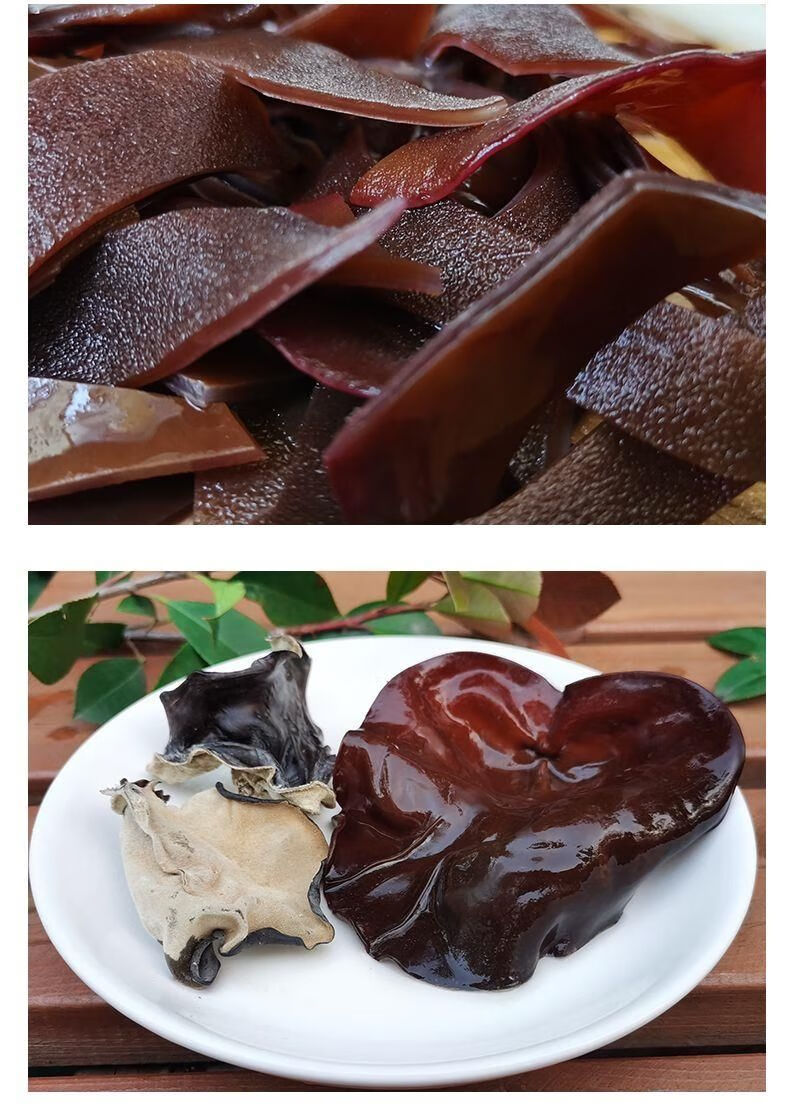 毛木耳干货黑木耳脆木耳野生大木耳白背木耳川耳新货商用天然 高泡发