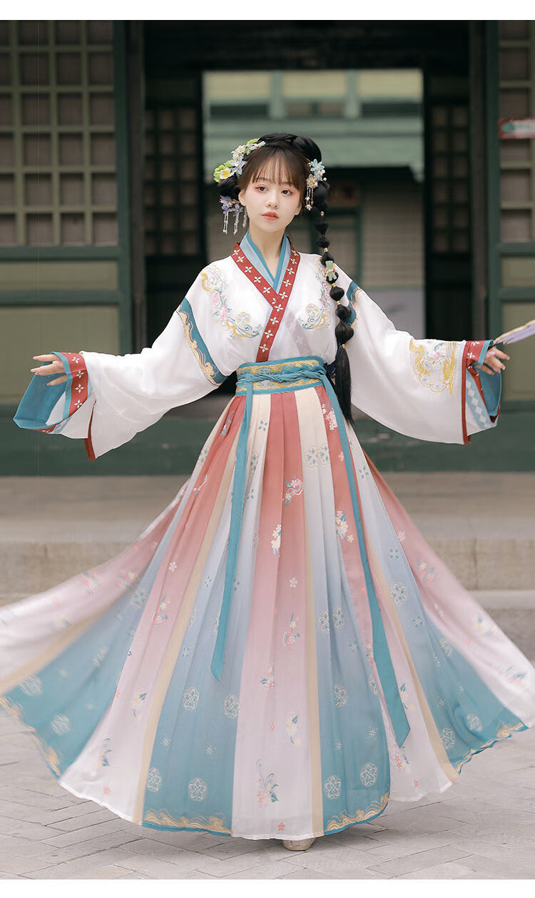 汉服女成人改良版汉服女中国风古风女仙女原创晋制汉服女中国风一片式