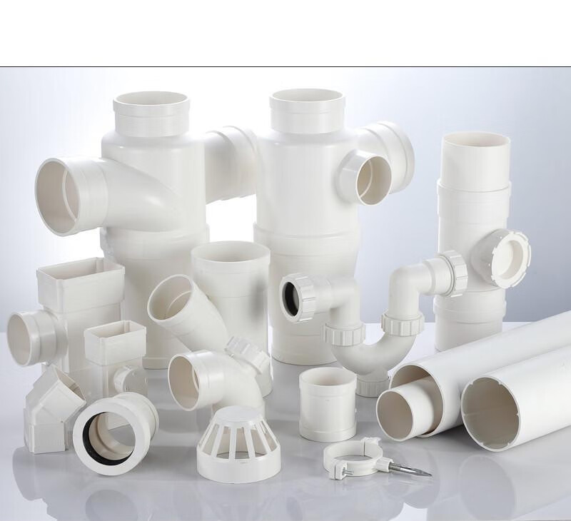 pvcu排水管件5075110水管直角平面立体异径斜y型四通定制110斜四通