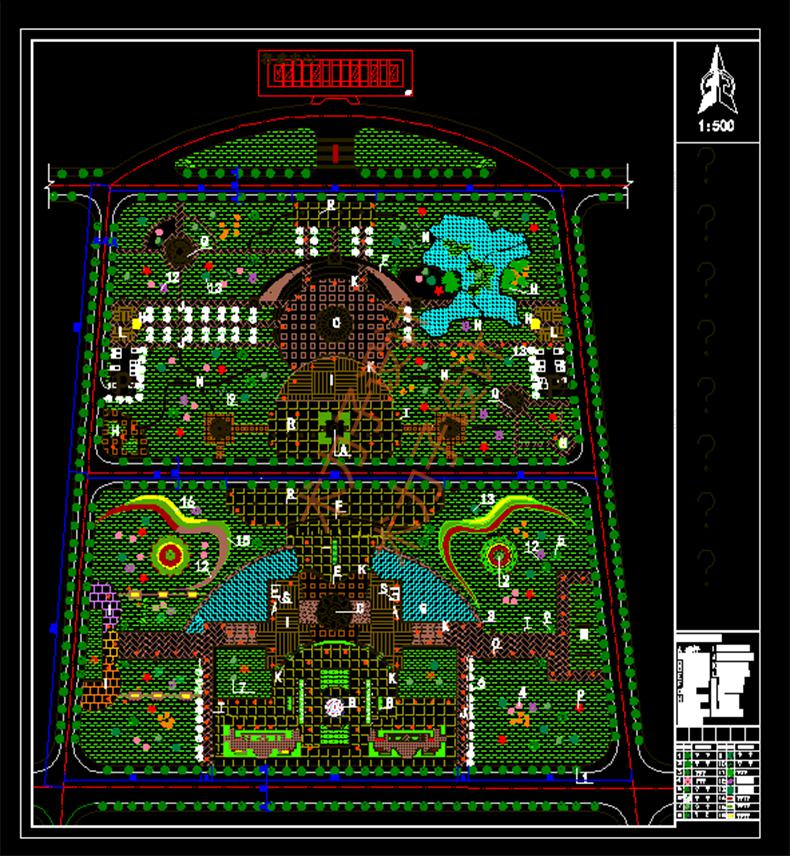 cad施工图纸园林景观小区城市规划设计古建筑广场别墅庭院素材