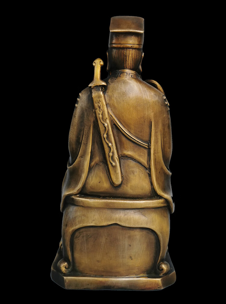 八仙吕洞宾神像 八仙吕洞宾神像纯阳真人纯阳子吕祖铜像道教祖师铜像