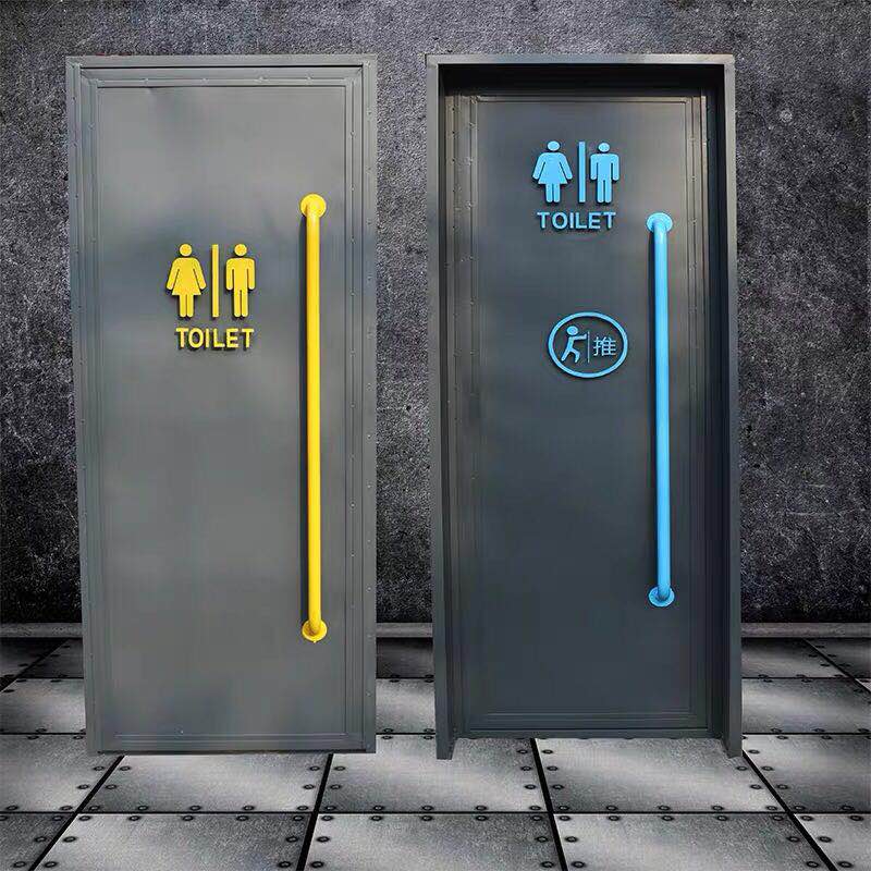 工业风集装箱门铁艺卫生间门酒吧餐厅洗手间门复古铁门包间门定制其它