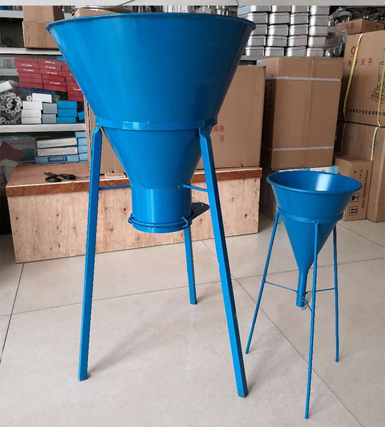 砂石漏斗石子漏斗砂子漏斗不锈钢砂石漏斗集料标准漏斗堆积密度仪