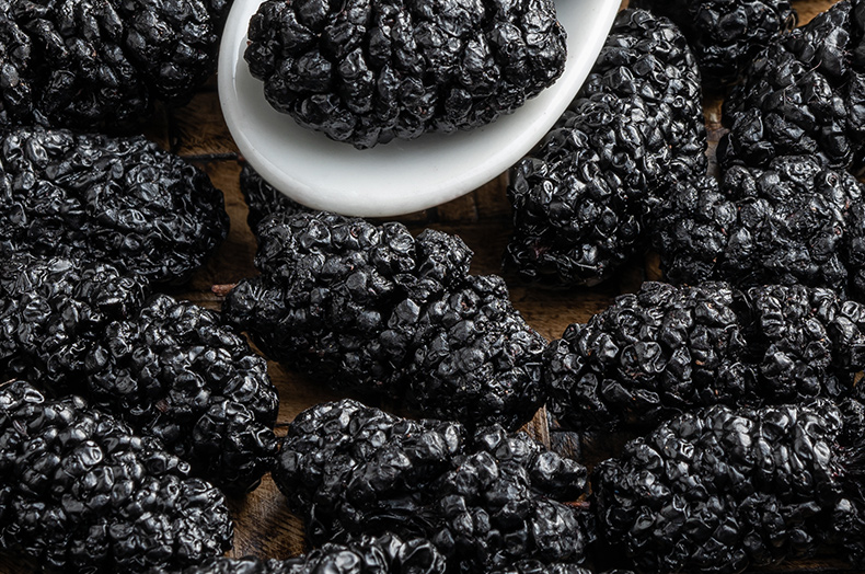 态子葚 新疆黑桑葚干桑椹子泡水桑葚果特产级野外生桑葚茶500g无沙