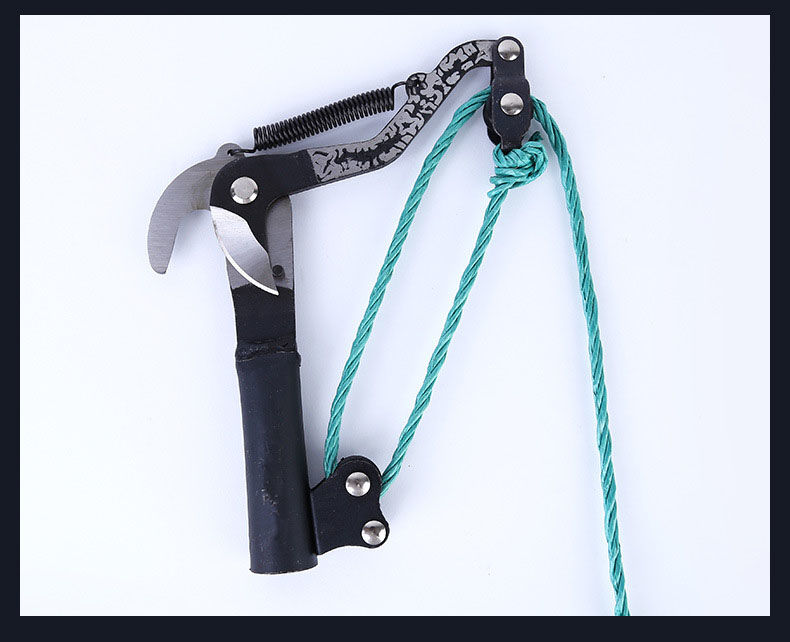 修枝剪弹簧手拉果树高枝剪刀高空剪树枝剪刀剪子双滑轮省力剪大号sk5