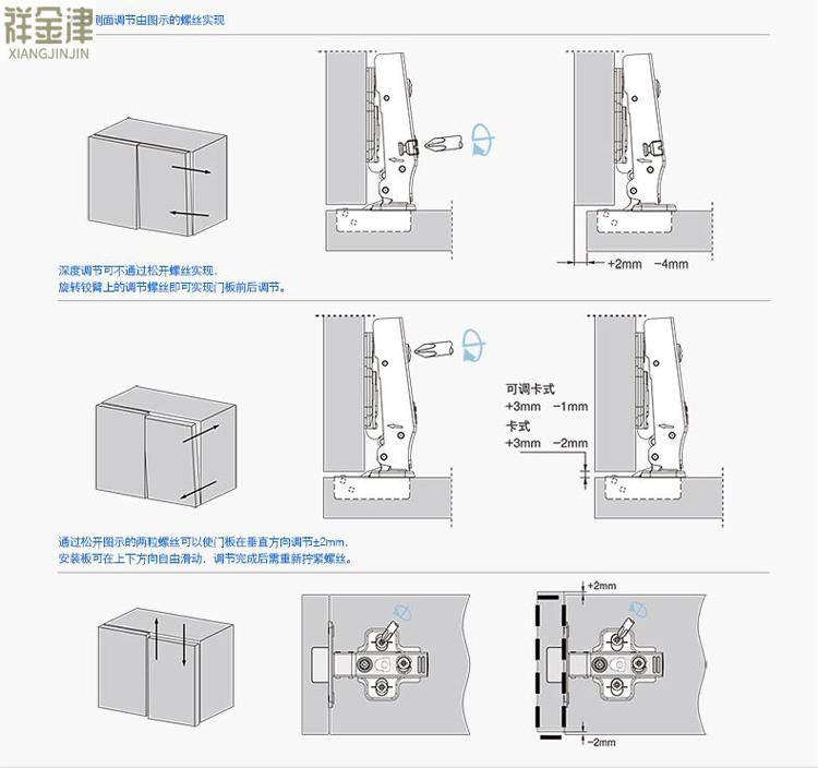 东泰铰链2022新款dtc东泰全盖铰链c80二段力阻尼缓冲橱柜衣柜门合页