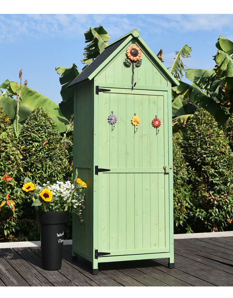 室外储物柜户外收纳柜子储物置物工具杂物柜庭院室外花园阳台防水田园