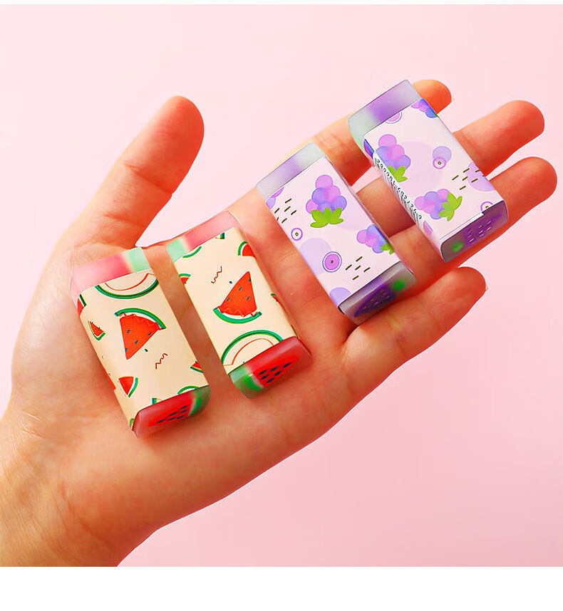 文曦爱心橡皮擦可切水果西瓜可爱儿童像皮擦幼儿园文具奖品礼物水果