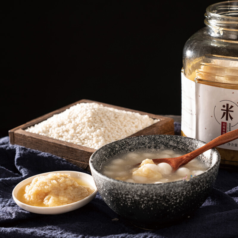 广东米酒甜酒酿白糯米酒醪糟黑米酒甜米酒自酿黄酒 黑色【图片 价格