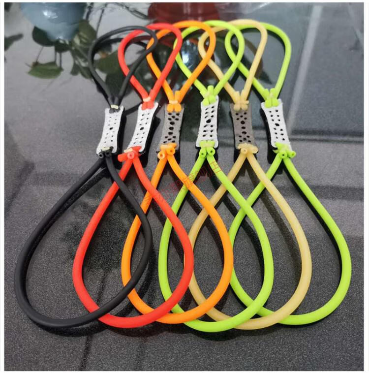 重型皮筋 皮兜传统弹弓带圆皮皮筋高弹力耐用加粗耐磨重型弾弓圆工园