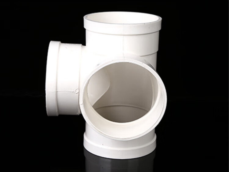 pvc立体四通加厚塑料四通排水管接头下水管配件5075110160管件11075
