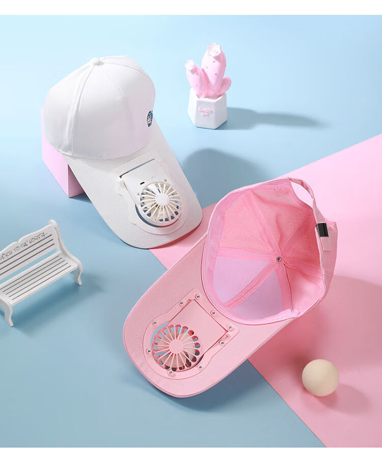 zgmr带风扇的帽子2021新款充电夏季风扇帽子成人防晒旅行智能紫外线抖