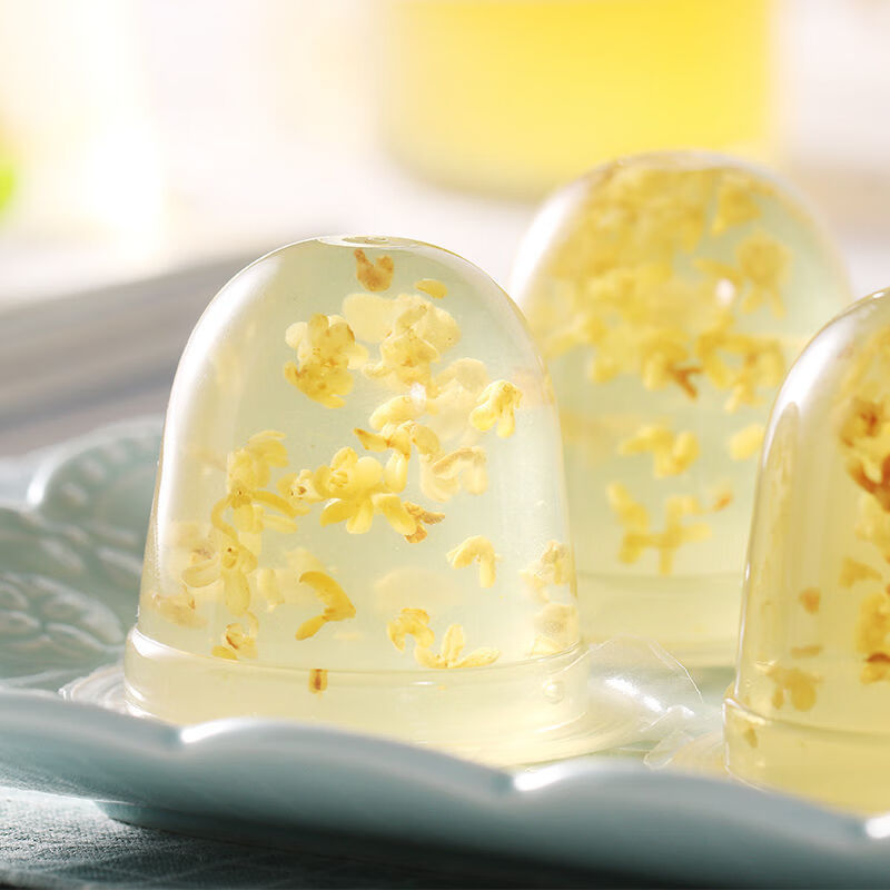 农业大学七彩云花果冻网红鲜花味创意果冻布丁农科院零食女生礼物3味