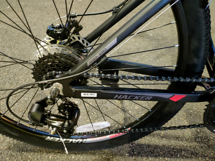 黑客500山地自行车26寸禧玛诺铝合金24速变速男女上班单车 21黑客500