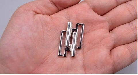 科小文胸前扣配件内衣搭扣扣子前排插扣对扣修补胸罩泳衣扣调节扣纽扣