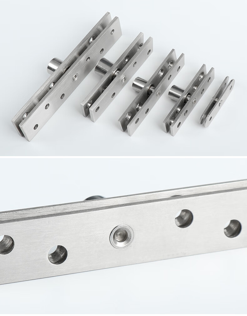 木门上下铰链定位门轴旋转暗藏合页隐形天地转轴小号中心轴拉丝不锈钢