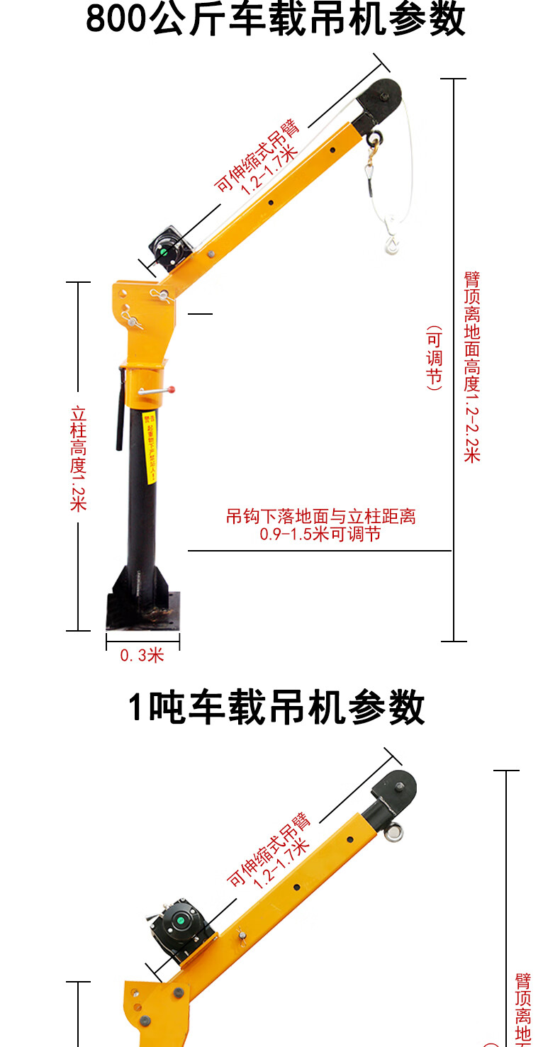 车载吊机安装方法图片