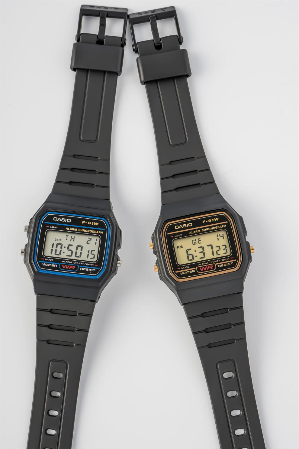 天南兄弟(tnbrothers) 小方块f91w 复古电子手表男女情侣 本拉登同款