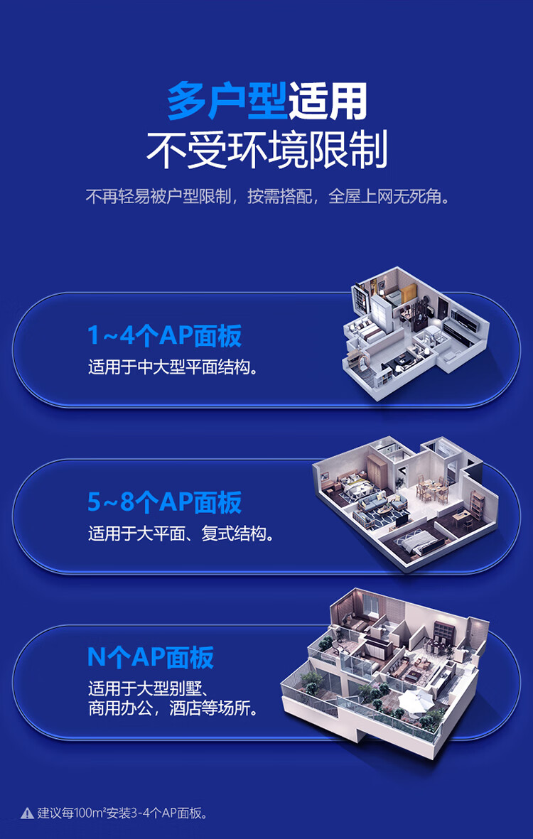 公牛g27全屋wifi全千兆无线覆盖智能组网分布式墙壁poe套装5口千兆