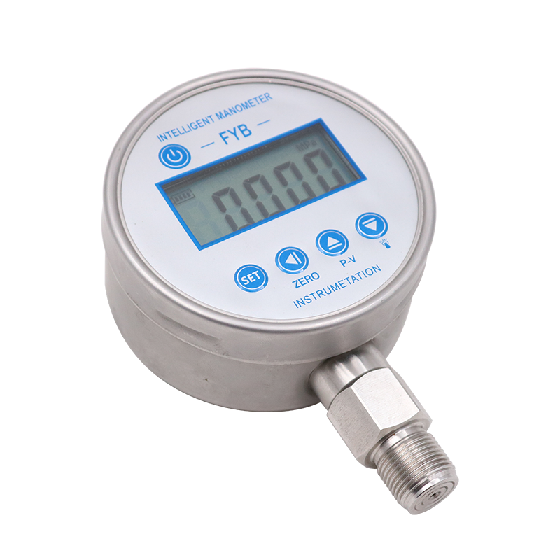 精密数显压力表不锈钢高精度真空负压电子气压力表 0-2.