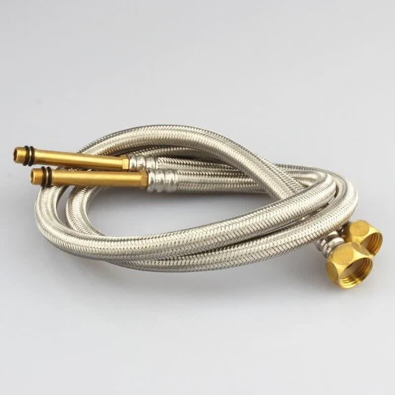 软管日丰进水管卫浴304不锈钢防爆金属软管厨房面盆冷热水龙头60u002f