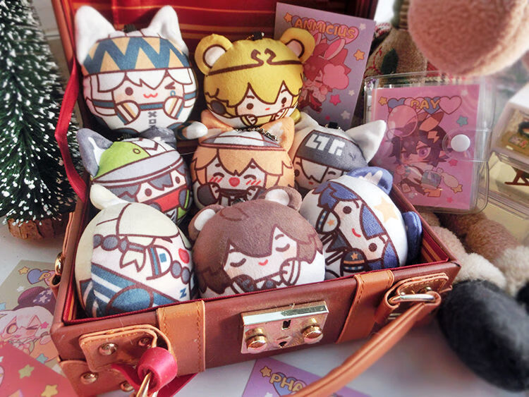 凹凸世界挂件喵喵大人凹凸世界周边雷帕洛卡尔安迷格瑞毛绒团子预售