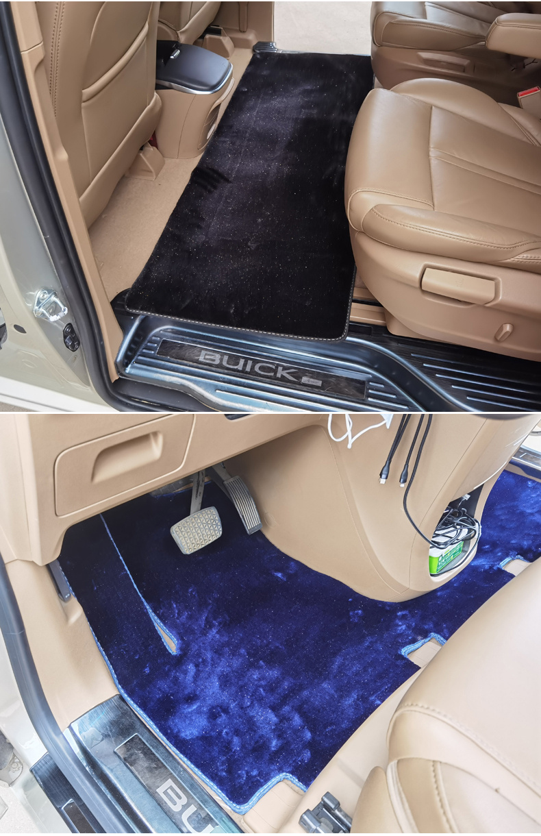 别克gl8中排星光地毯专用gl8胖头鱼25ses28t二排脚垫商务车改装中排