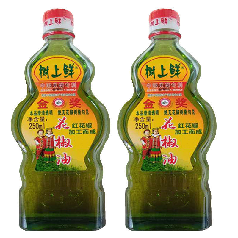 树上鲜花椒油 重庆特产树上鲜麻油400ml250ml130ml 家用花椒油特麻鲜