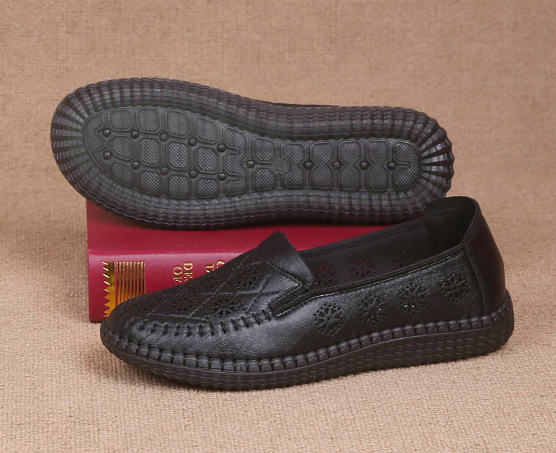 夏天女士牛筋底网鞋夏季新款透气休闲布鞋软底宽松女网鞋大号大码女鞋