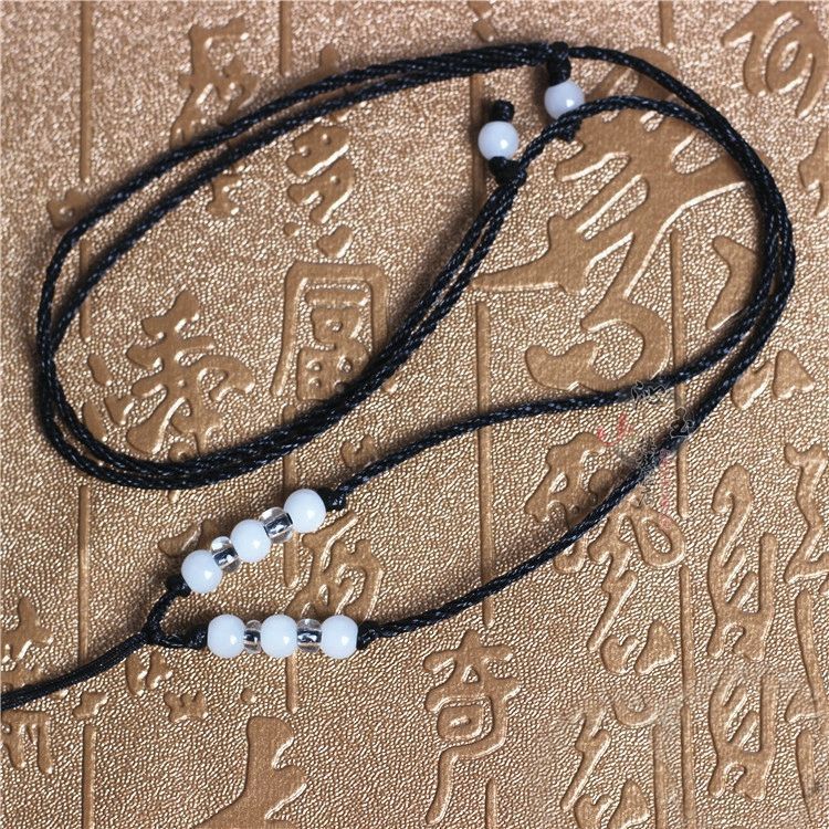 时光巷陌挂绳吊坠绳玉绳项链绳子长珠编织绳手工编制红绳吊坠挂绳挂玉