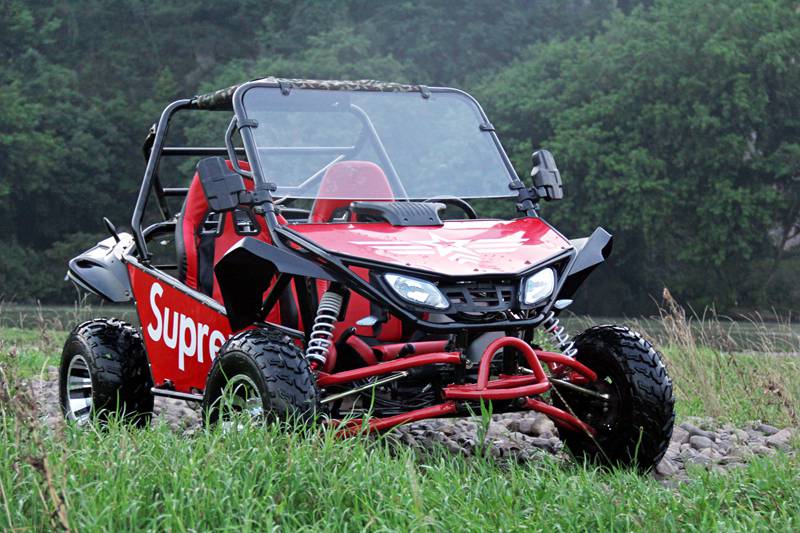 卡丁车四轮越野摩托车沙滩车汽油成年燃油双人座全地形景区山地车 美