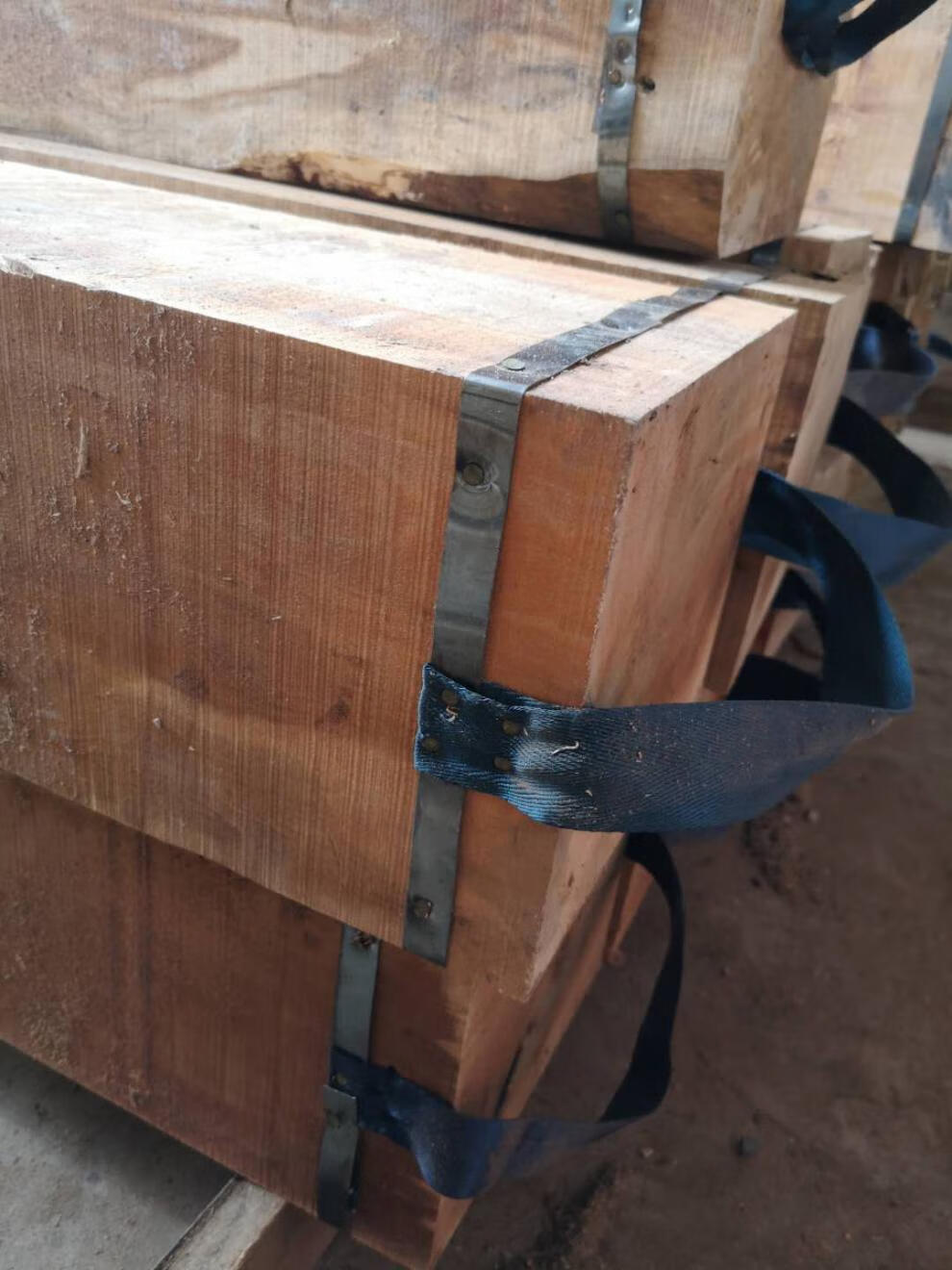 吊车支腿垫木泵车垫板起重机随车实木垫块垫脚2535吨枕木硬杂木提手丶