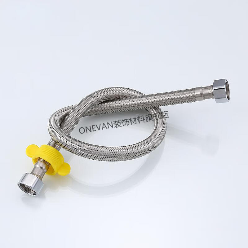 304不锈钢钢丝编织软管 家用热水器马桶进水软管 工程试压防爆管 20cm