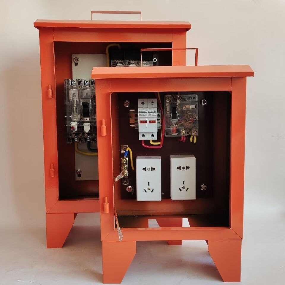 建筑工地便携式三级工地箱 220v32a户外防雨移动临时配电箱可订制