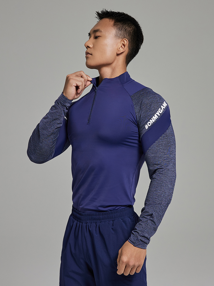 长袖体能服训练服omg训练服冬季速干长袖t恤体能高弹力紧身衣运动健身