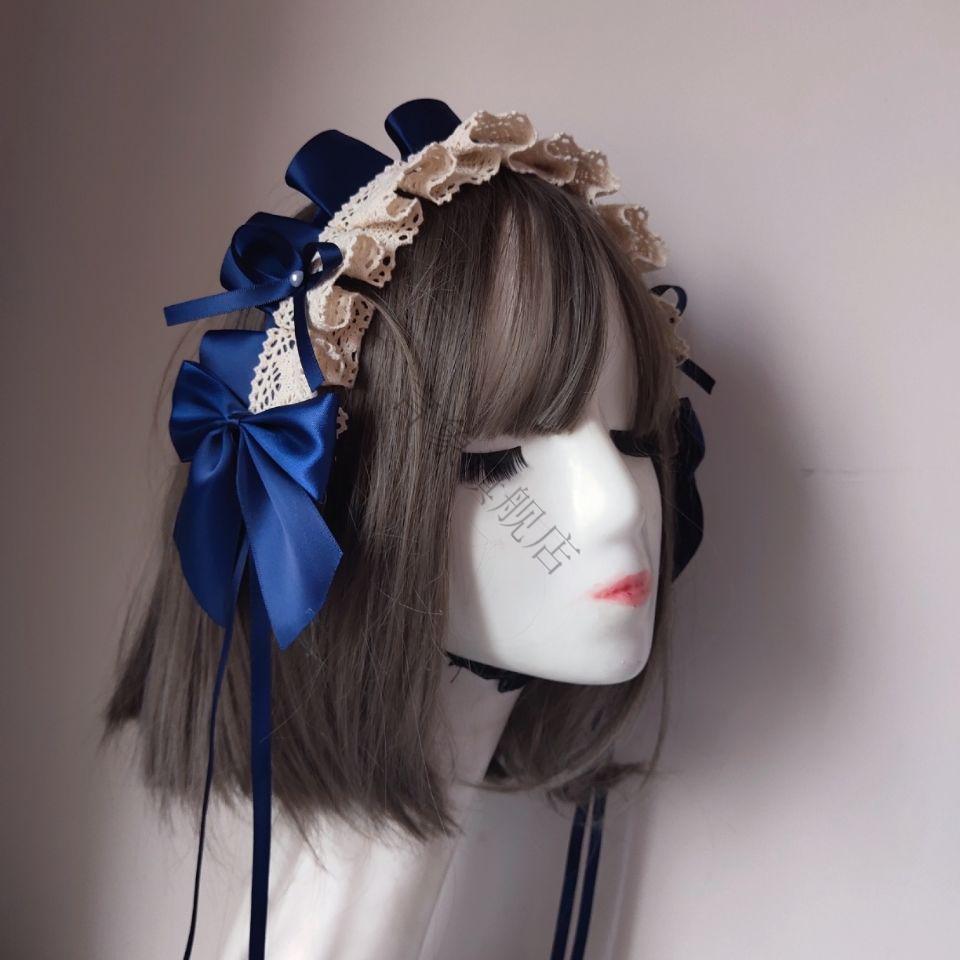 老凤样言象黙研洛丽塔白菜饰品发带lolita发饰软妹小物甜美日系边夹可