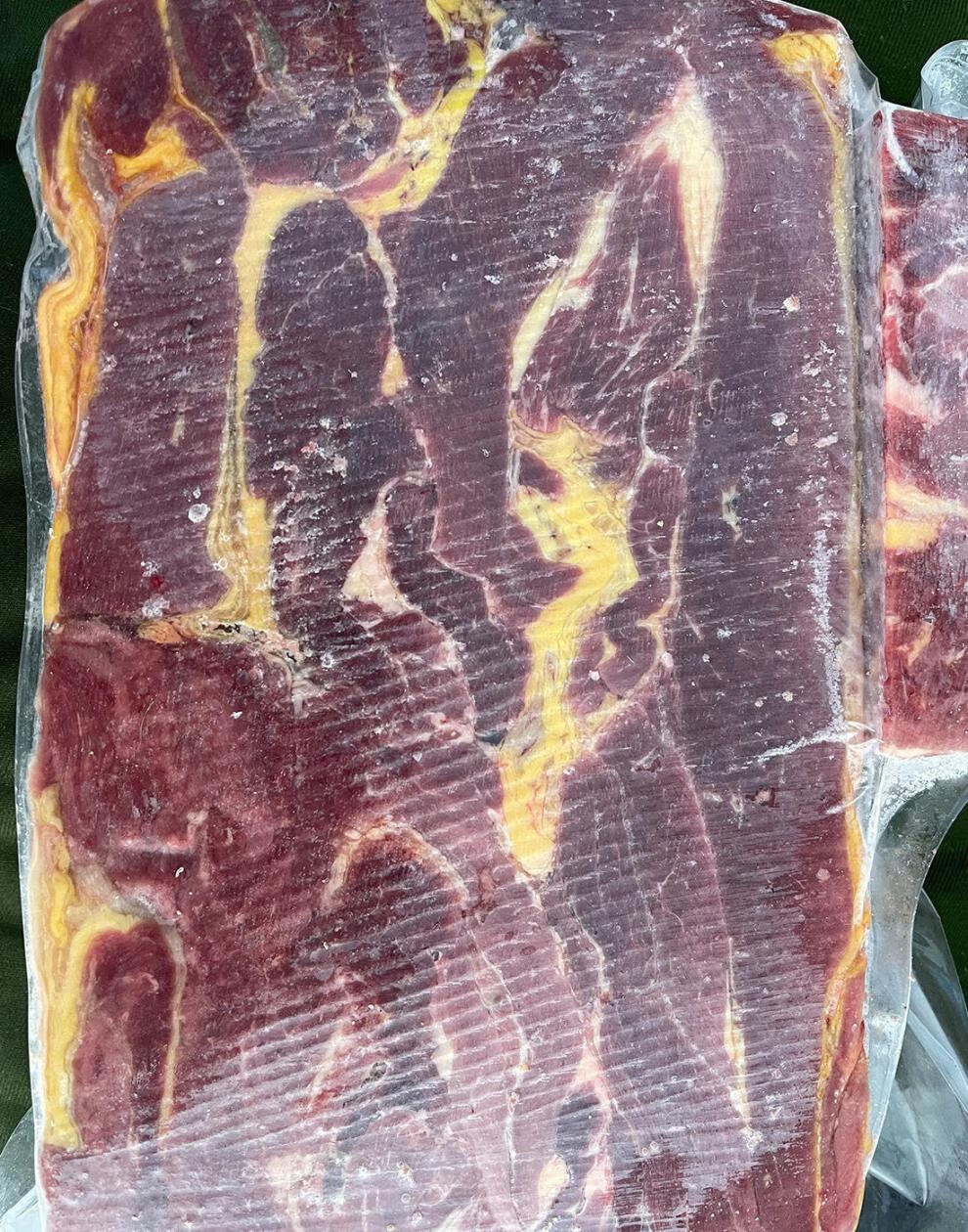 牛肉黄牛肉前腿肉黄膘带筋五花三层五斤韭菜花炖肉料