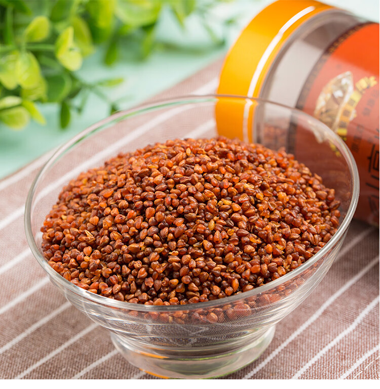 永旭丰全胚苦荞茶猎石传说内蒙特产麦香型罐装养生苦荞茶308g