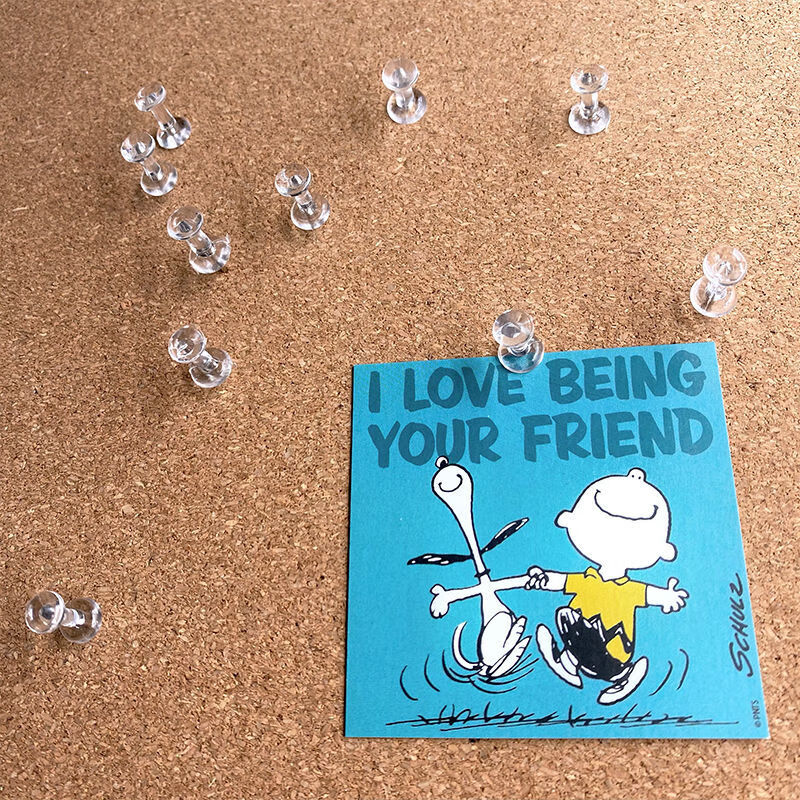 fgacct 透明工字钉软木板无痕创意美术diy图钉ins美工钉彩色小图钉墙