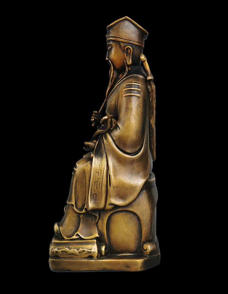 八仙吕洞宾神像 八仙吕洞宾神像纯阳真人纯阳子吕祖铜像道教祖师铜像