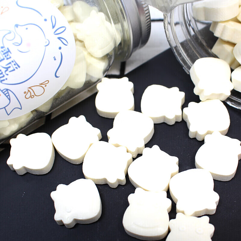 雪觅奶贝内蒙古雪觅奶片奶酥158g草原酸奶奶贝糖原味儿童a2瓶原味奶贝