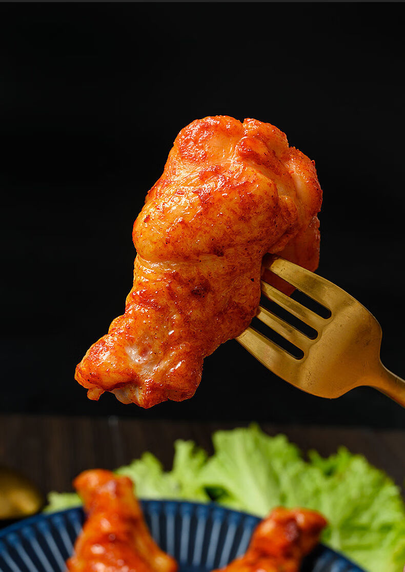 奥尔良翅根烤鸡翅根油炸小吃调理烧烤家庭聚会半成品1斤装精品装商超