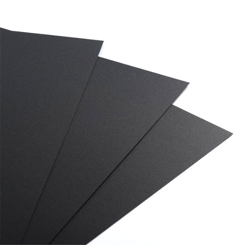 黑色pvc板白pp磨砂塑料硬胶片材家具鱼缸背景箱包隔板衬垫板哑黑a4
