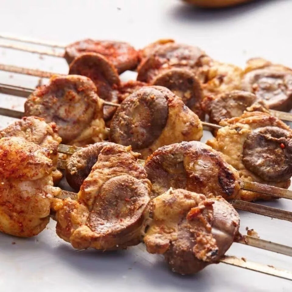 新鲜羊腰子羊肾烧烤包油羊腰子批发丽鲜玫包油大羊腰子5个装