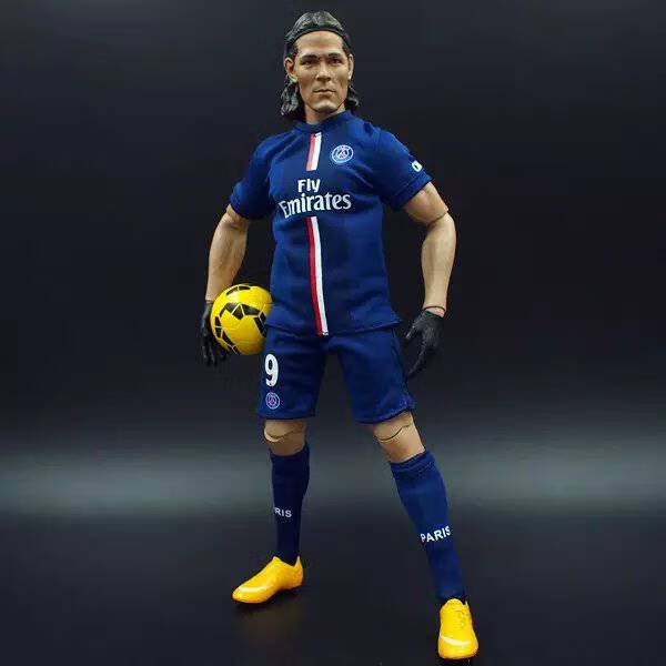 c罗手办可动模型 足球明星c罗梅西鲁尼可动公仔1/6兵人偶手办模型纪念