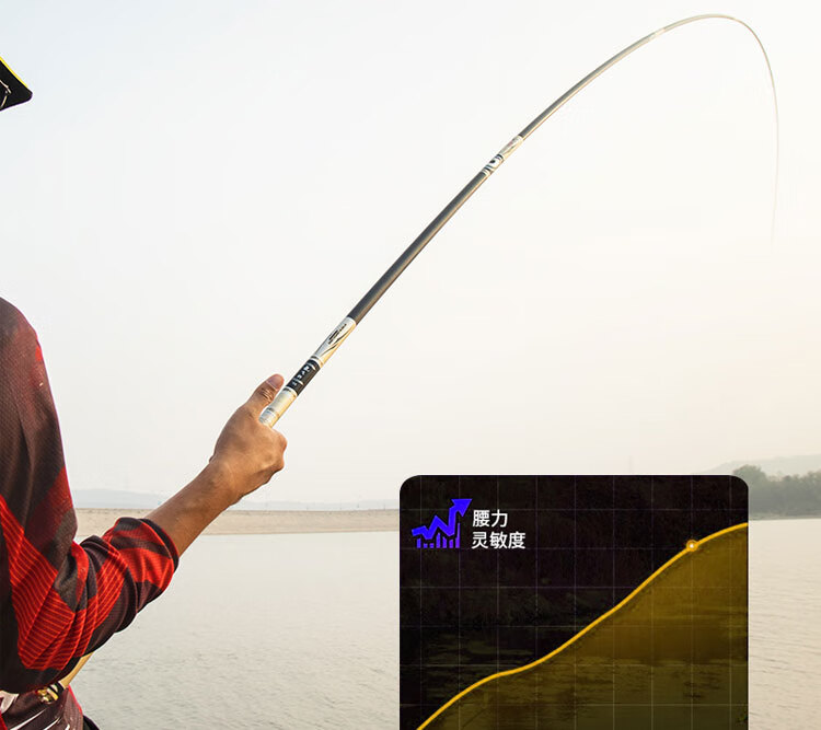 宝飞龙鱼竿龙飞斩黑坑竿19调鲫鲤鱼竿轻硬飞抢鱼台钓竿手竿 7h 原装杆