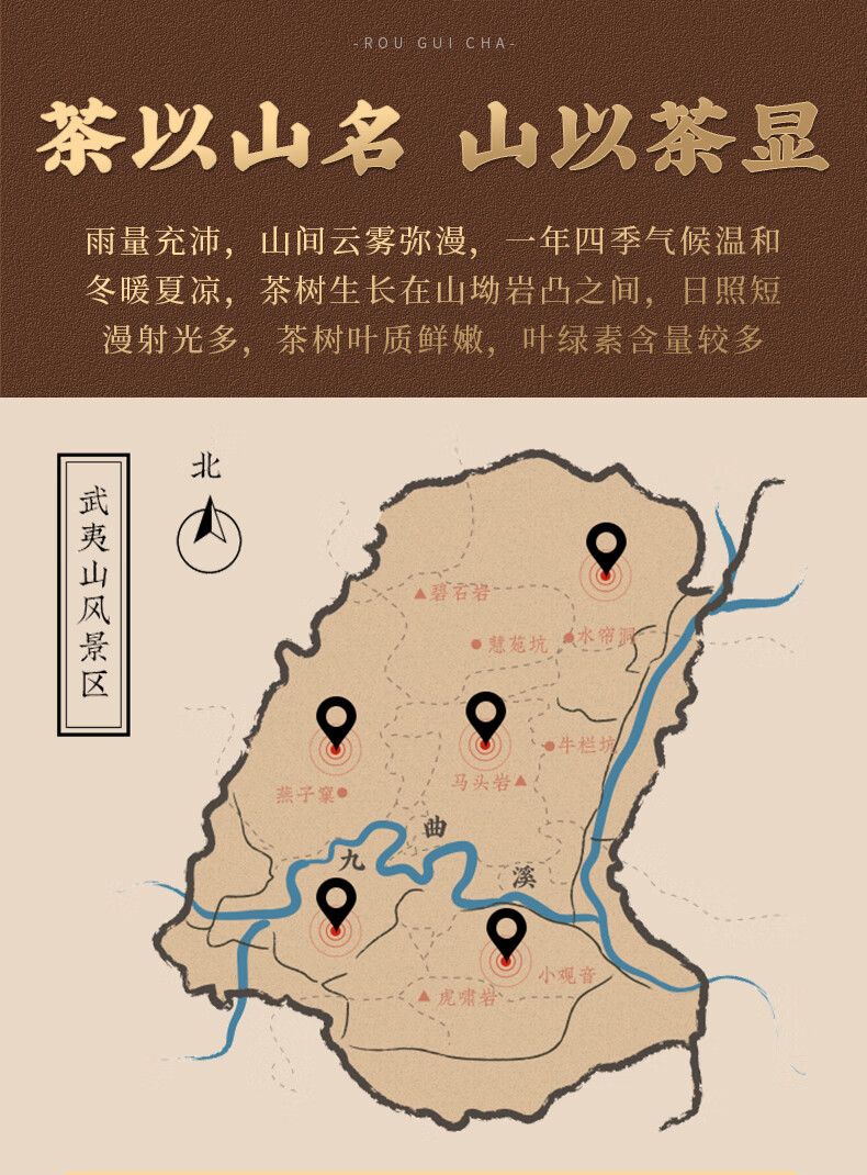 武夷岩茶山场分布图图片