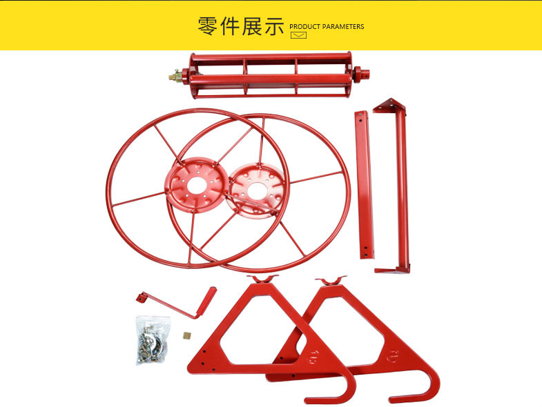 水管收放器打藥機高壓管收管器農用卷管機器收管架大號繞管器金屬100