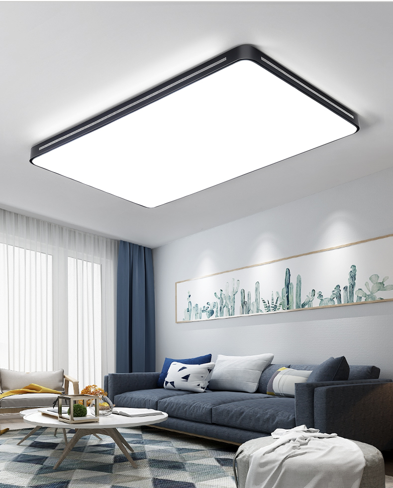 12米超大客厅灯12080长方形大尺寸吸顶灯led80cm超大尺寸12080cm大厅